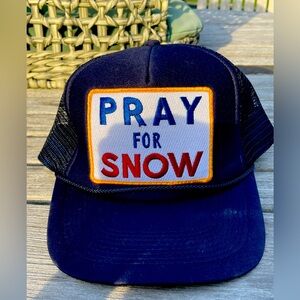 Aviator Nation Blue and White Trucker Hat